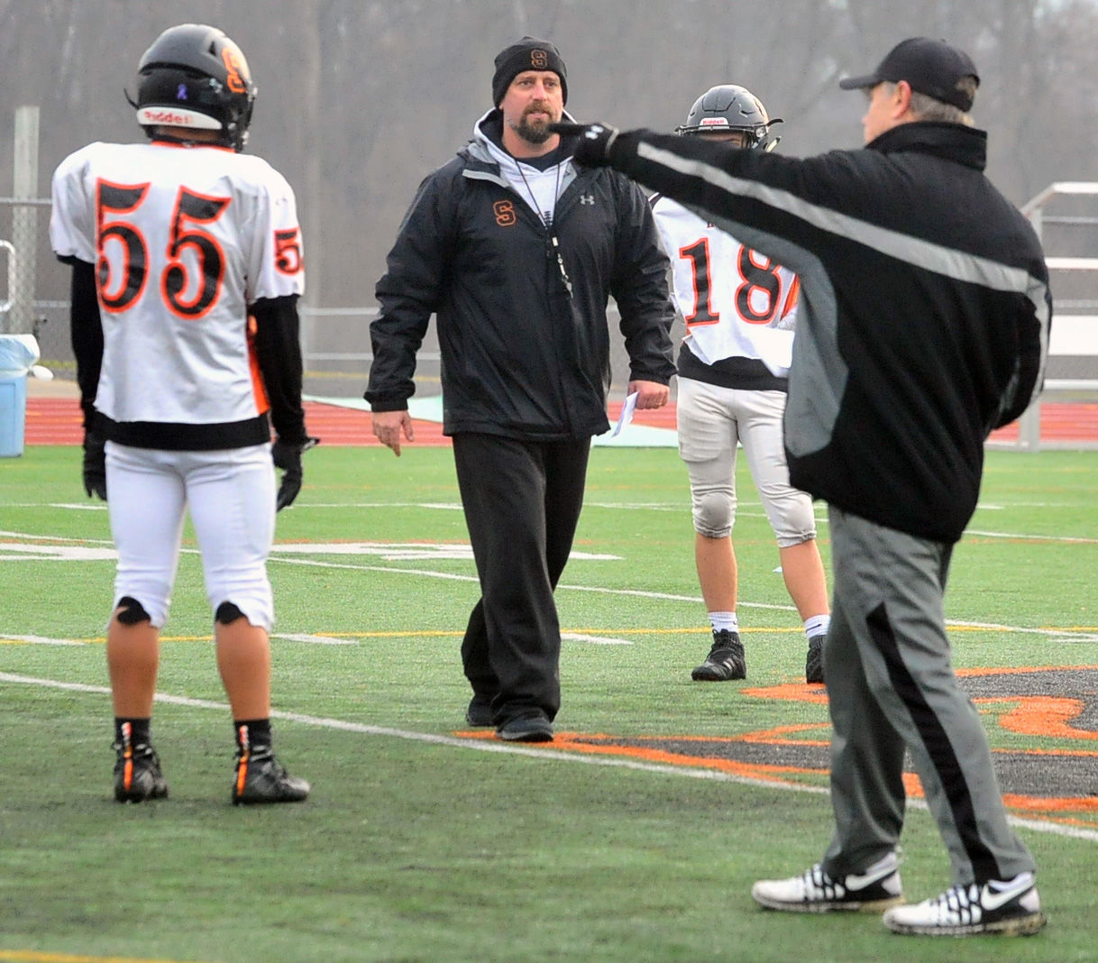 Schuylerville state football practice